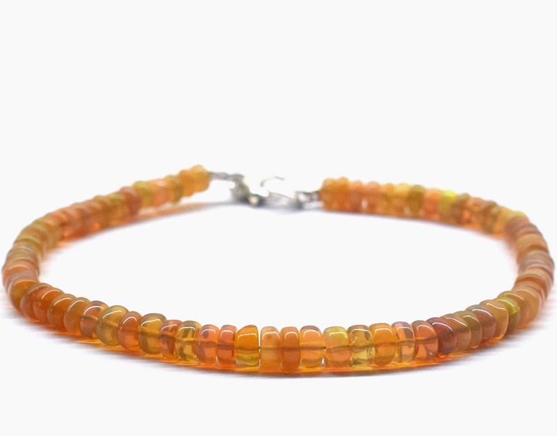 ETHIOPIAN OPAL BRACELET W/ 925 SILVER (1 of 5)