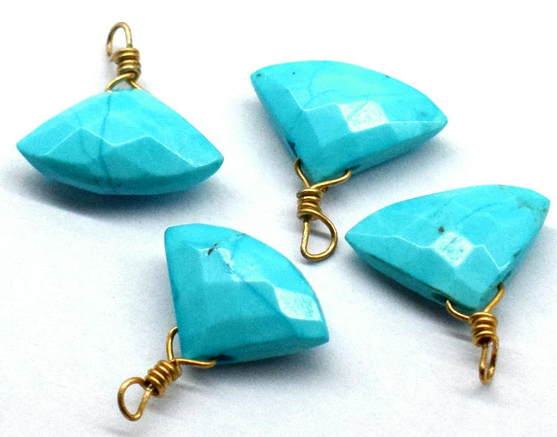 TURQUOISE - FANCY - 925 SILVER LOOPS (1 of 3)