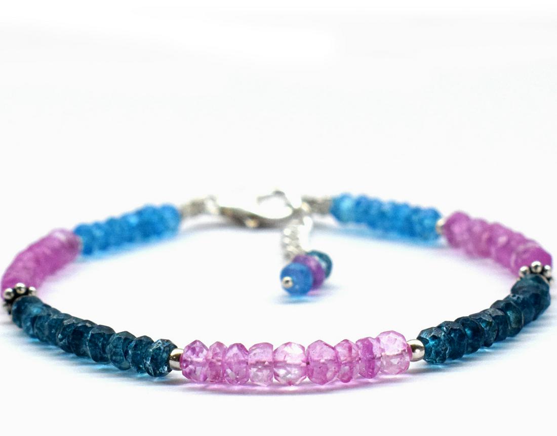 TOPAZ RONDELLE BRACELET W/ 925 SILVER (1 of 5)