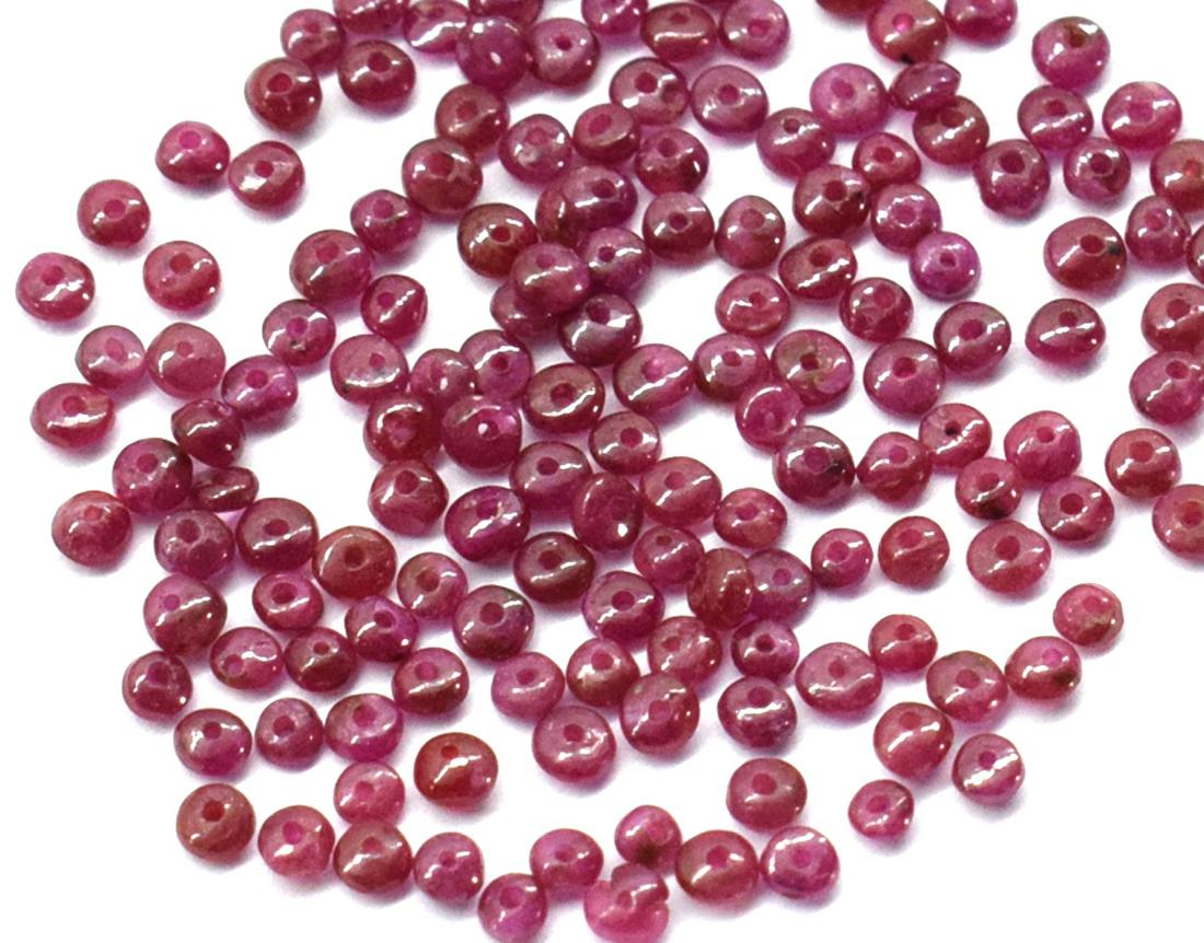 150 PIECES RUBY - RONDELLE 2 - 2.5 mm - LOOSE (1 of 3)