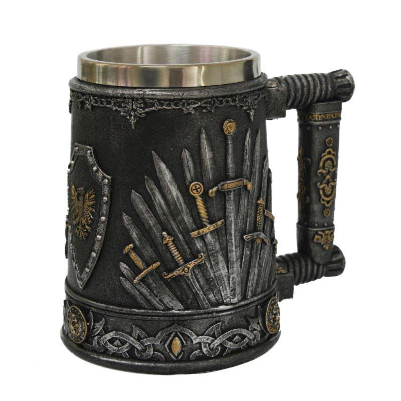 DRAGON SWORDS TANKARD 12OZ: DRAGON SWORDS TANKARD 12OZ **|**|** DRAGON SWORDS TANKARD 12OZ #TLJ54843