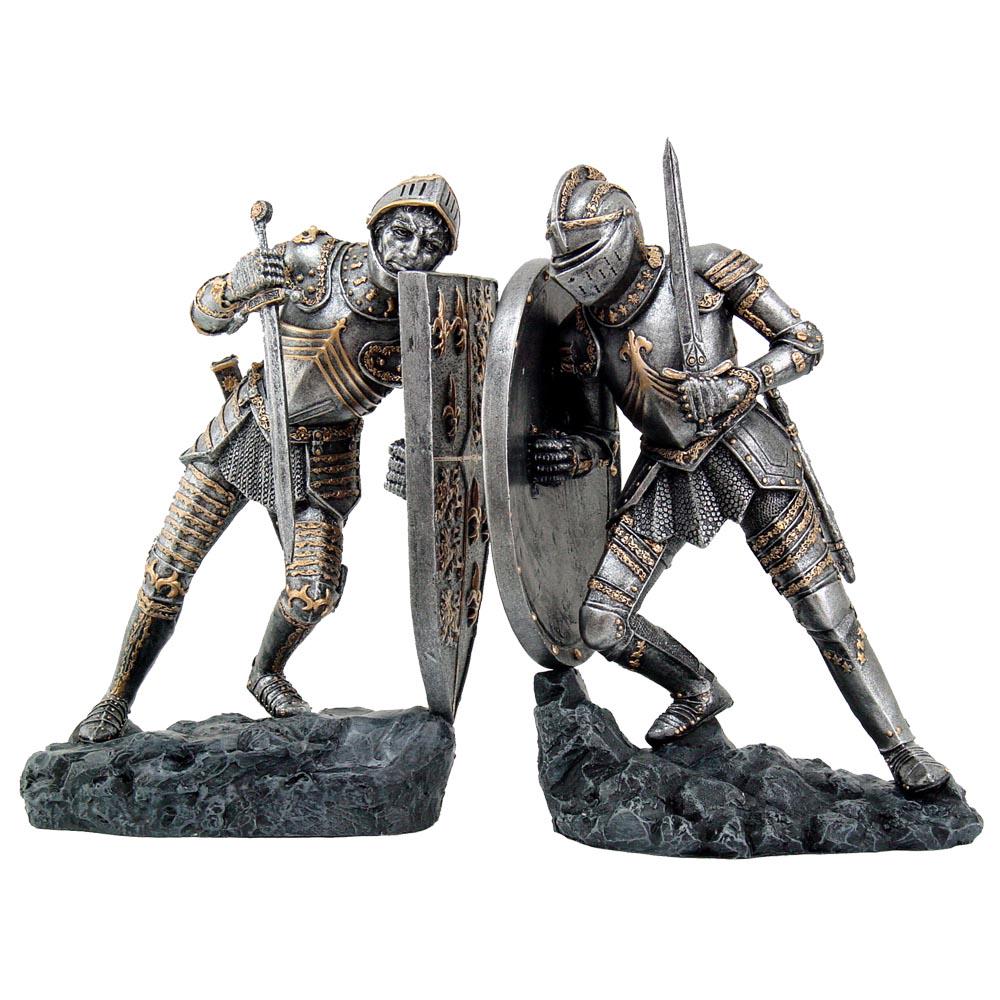 KNIGHTS IN ARMOR BOOKEND SET: KNIGHTS IN ARMOR BOOKEND SET **|**|** KNIGHTS IN ARMOR BOOKEND SET #TLJ54831