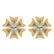 Certified 0.23 Ctw Blue Topaz And Diamond I1/I2 14K Gol