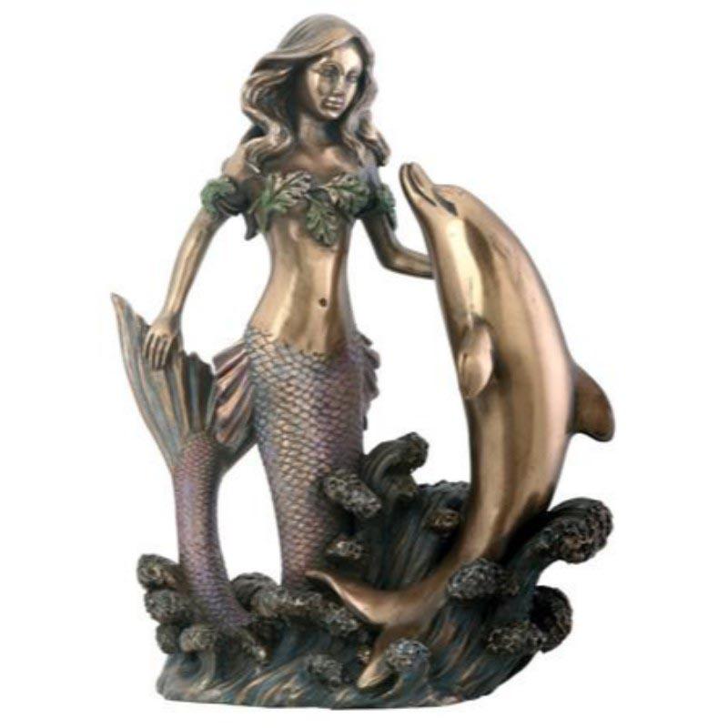 MERMAID WITH DOLPHIN: MERMAID WITH DOLPHIN **|**|** MERMAID WITH DOLPHIN #TLJ54722