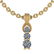 Certified 0.90 Ctw Diamond I1/I2 Charm Pendant Necklace