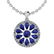 Certified 3.67 Ctw Blue Sapphire And Diamond I1/I2 14K