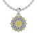 Certified 2.34 Ctw Treated Fancy Yellow Diamond And Whi