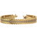 Certified 2.20 Ctw Diamond I1/I2 14K Yellow Gold Bracel