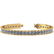 Certified 15.00 Ctw Diamond I1/I2 14K Yellow Gold Brace