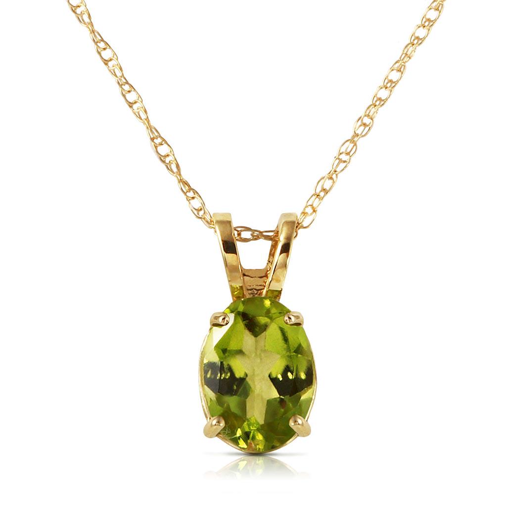0.85 CTW 14K Solid Gold Surprised By Joy Peridot Neckla: 0.85 CTW 14K Solid Gold Surprised By Joy Peridot Necklace **|**|** Peridot; Metal Color:Yellow Gold; Condition: New With Tags; TWC: 0.85 ;Metal: 14 K. Solid Yellow Gold ;Stone: Natural; Width: 0.2in (