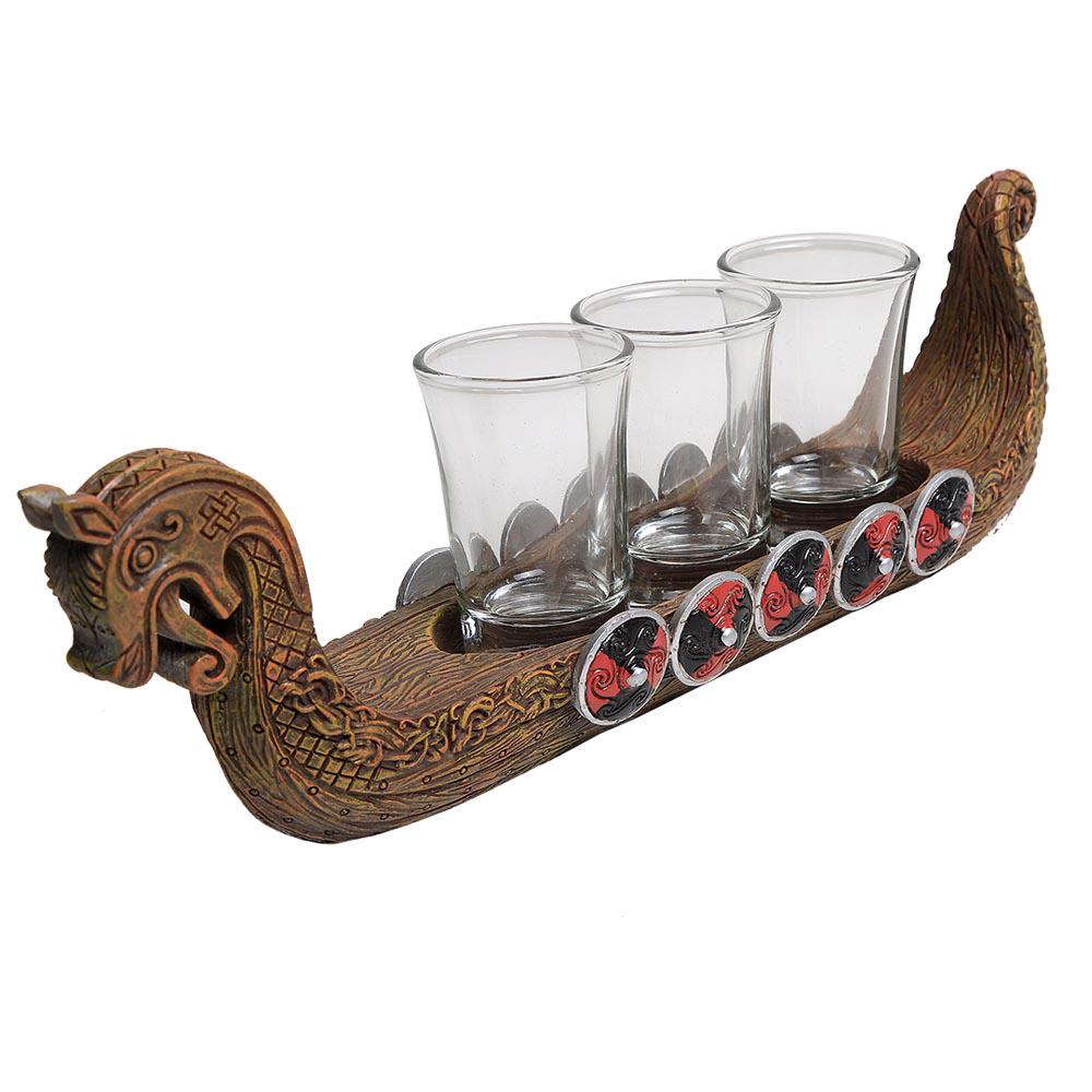 VIKING SHIP SHOTGLASS HOLDER: VIKING SHIP SHOTGLASS HOLDER **|**|** VIKING SHIP SHOTGLASS HOLDER #TLJ54934