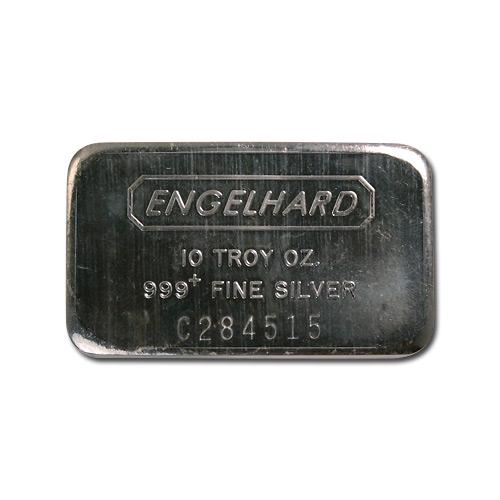 Engelhard Silver Bar 10 oz Bar - Wide Struck Logo Back: Engelhard Silver Bar 10 oz Bar - Wide Struck Logo Back **|**|** Engelhard Silver Bar 10 oz Bar - Wide Struck Logo Back #TLJ87336