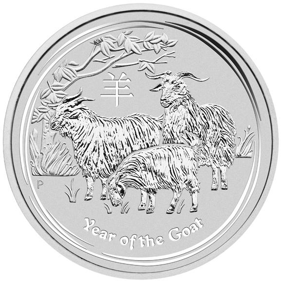 2015 Australia 10 oz Silver Lunar Goat: 2015 Australia 10 oz Silver Lunar Goat **|**|** 2015 Australia 10 oz Silver Lunar Goat #TLJ87288
