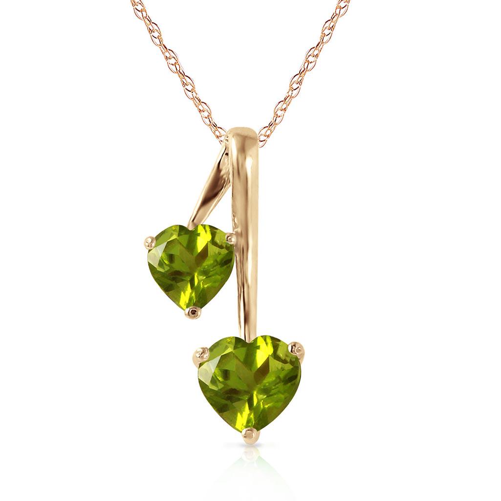 1.4 Carat Silver Hearts Necklace Natural Amethyst Perid: 1.4 Carat Silver Hearts Necklace Natural Amethyst Peridot **|**|** #N/A #TLJ93463