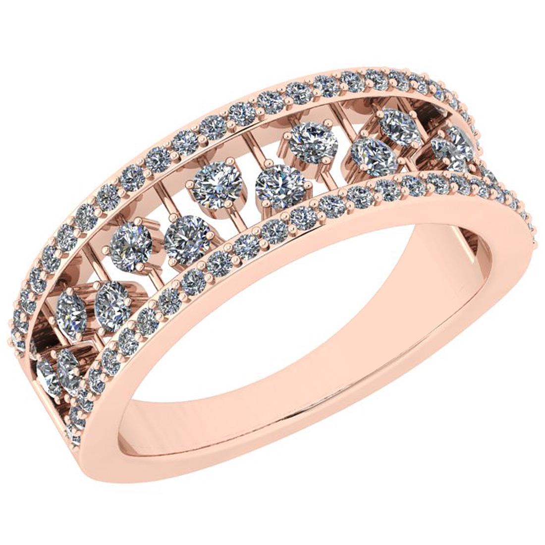 Certfied 1.20 Ctw Diamond SI2/I1 14K Rose Gold Vintage: Certfied 1.20 Ctw Diamond SI2/I1 14K Rose Gold Vintage Style Engagement Ring **|**|** Diamond Stone Approx Weight: 1.20 Ctw (Round) Center Stone Color: J-K Center Stone Setting: Prong Center Stone Cla