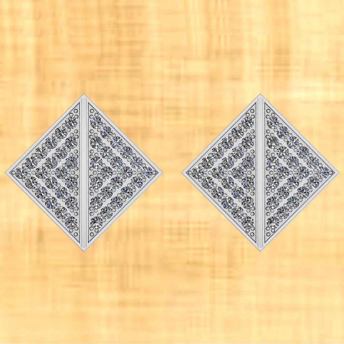 Certified 0.40 Ctw Diamond VS/SI1 18K White Gold Stud E: Certified 0.40 Ctw Diamond VS/SI1 18K White Gold Stud Earrings **|**|** Diamond Stone Approx Weight: 0.40 Ctw (Round Cut) Center Stone Color: J-K Center Stone Setting: Prong Center Stone Clarity: VS/S