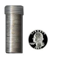 90% Silver Proof Washington Quarters Roll (40 pcs.): 90% Silver Proof Washington Quarters Roll (40 pcs.) -- 90% Silver Proof Washington Quarters Roll (40 pcs.) #TLJ21259