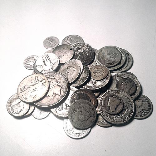 90% Silver Mixed Cull Condition 5 Ounces: 90% Silver Mixed Cull Condition 5 Ounces -- 90% Silver Mixed Cull Condition 5 Ounces #TLJ21288