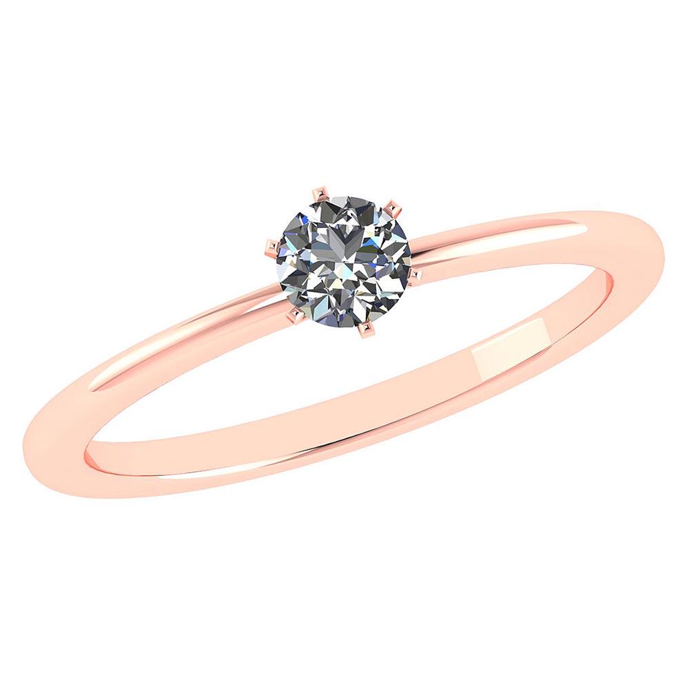 Certified 1.5 CTW D/VS1 Round Diamond Solitaire Ring 14: Certified 1.5 CTW D/VS1 Round Diamond Solitaire Ring 14K Rose Gold -- Certified 1.5 CTW D/VS1 Round Diamond Solitaire Ring 14K Rose Gold #TLJ61442