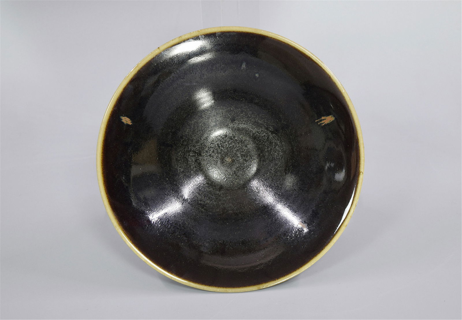 CHINESE PORCELAIN BLACK GLAZE TEA BOWL SONG DYNASTY (1 of 5)