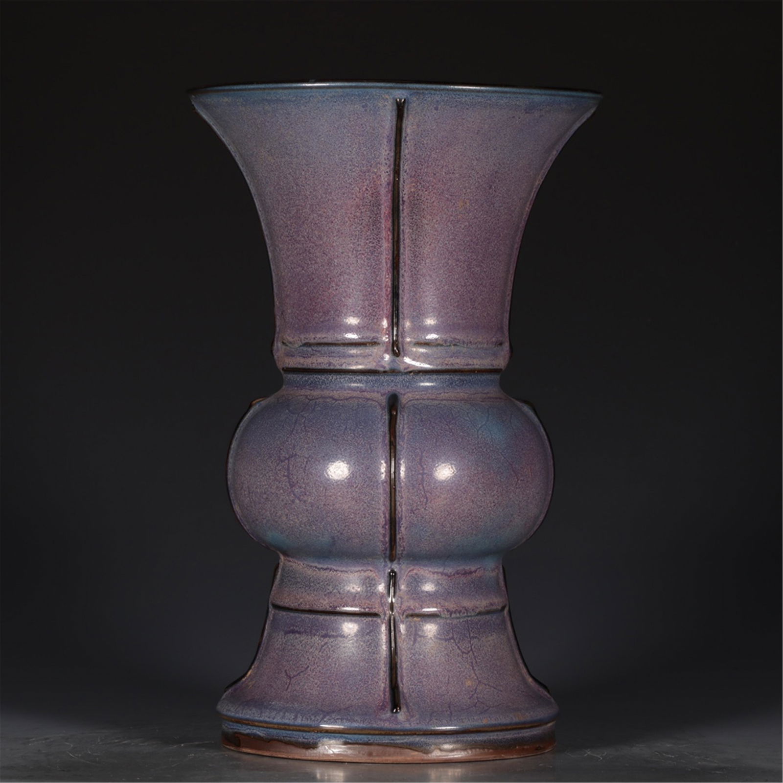CHINESE PORCELAIN JUNYAO GU VASE (1 of 6)
