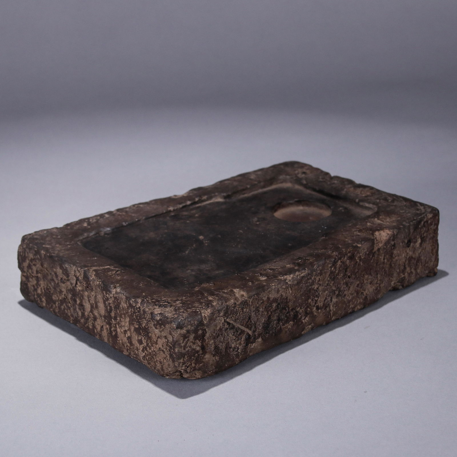 CHINESE ANTIQUE BRICK SCHOLAR INKSTONE (1 of 6)