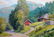 No Reserved Oil painting Somewhere in the mountains - 2