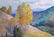 No Reserved Oil painting Autumn in the Carpathians - 4