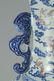 LARGE CHINESE PORCELAIN BLUE AND WHITE RED UNDER GLAZE - 3