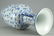 LARGE CHINESE PORCELAIN BLUE AND WHITE RED UNDER GLAZE - 7