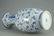 LARGE CHINESE PORCELAIN BLUE AND WHITE RED UNDER GLAZE - 8