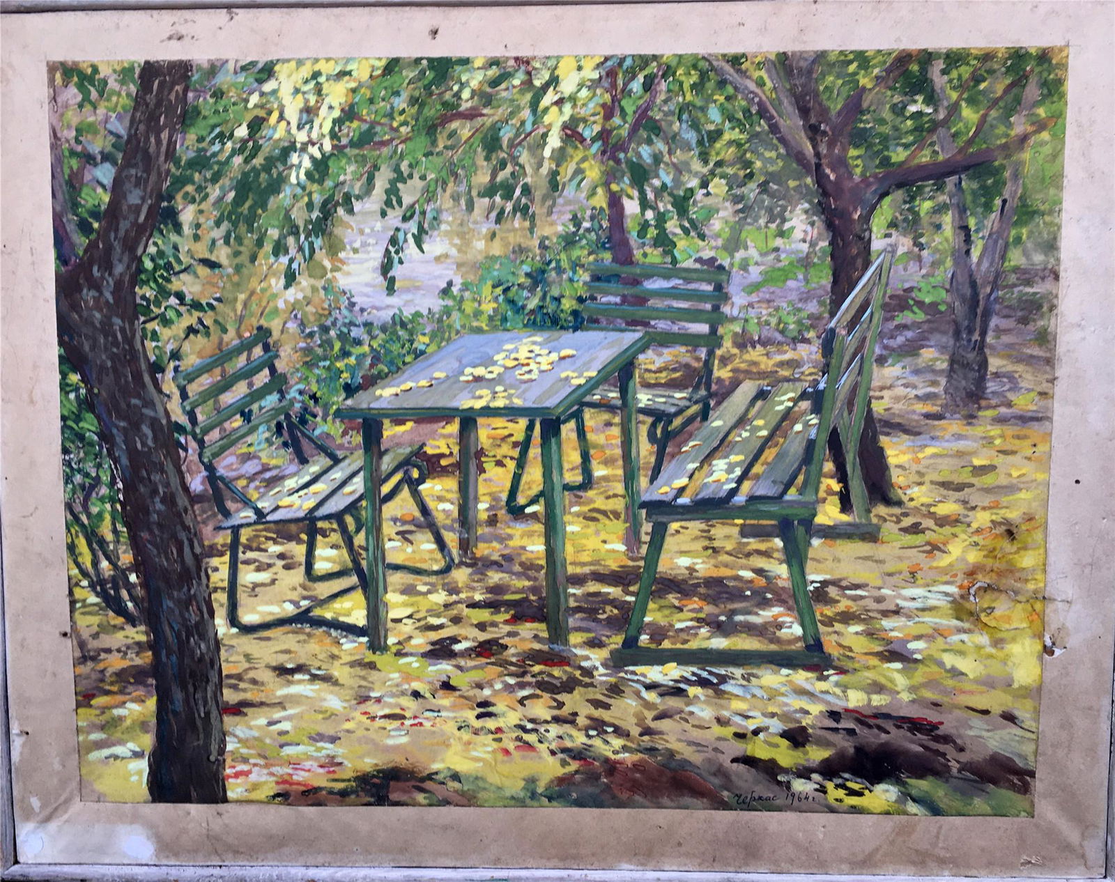 NO RESERVED Gouache painting November Cherkas A.G. (1 of 10)