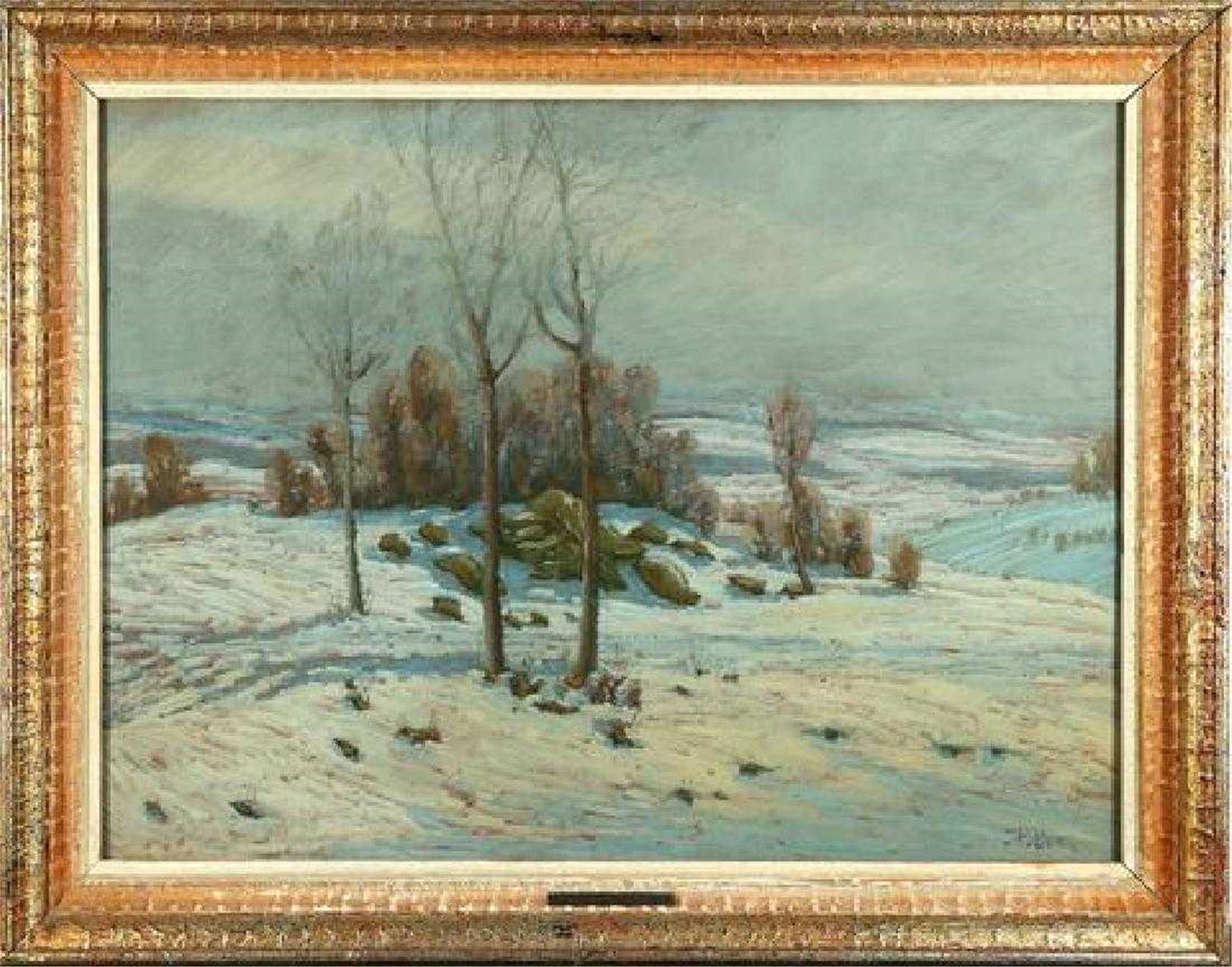 KONSTANTIN YUON RUSSIAN OIL PAINTING ON BOARD (1 of 4)