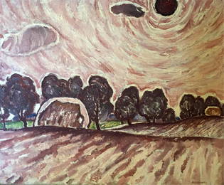 NO RESERVE Oil painting Sun Shelyuto Alexander