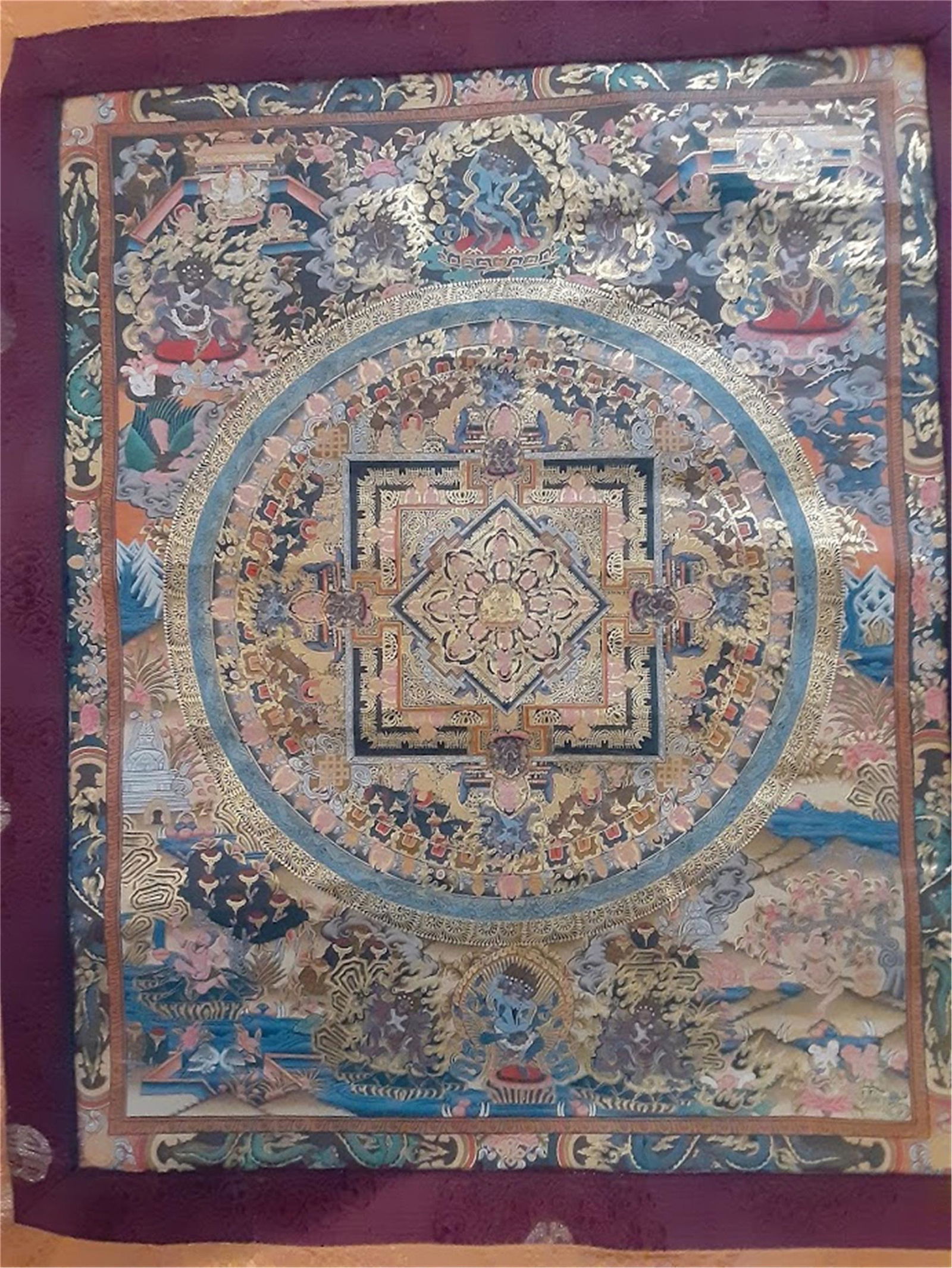 TIBETAN THANGKA LATER 19TH CENTURY (1 of 4)