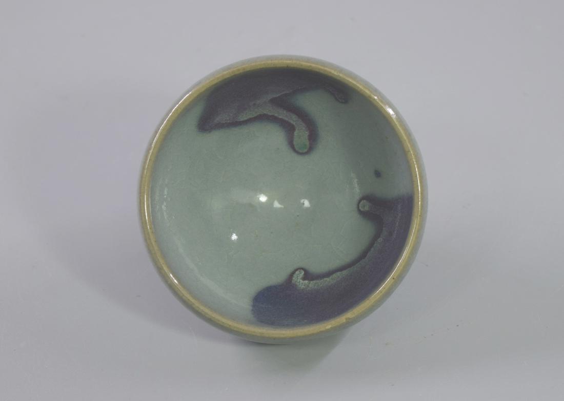 NO RESERVE CHINESE PORCELAIN JUNYAO KILN BOWL (1 of 6)