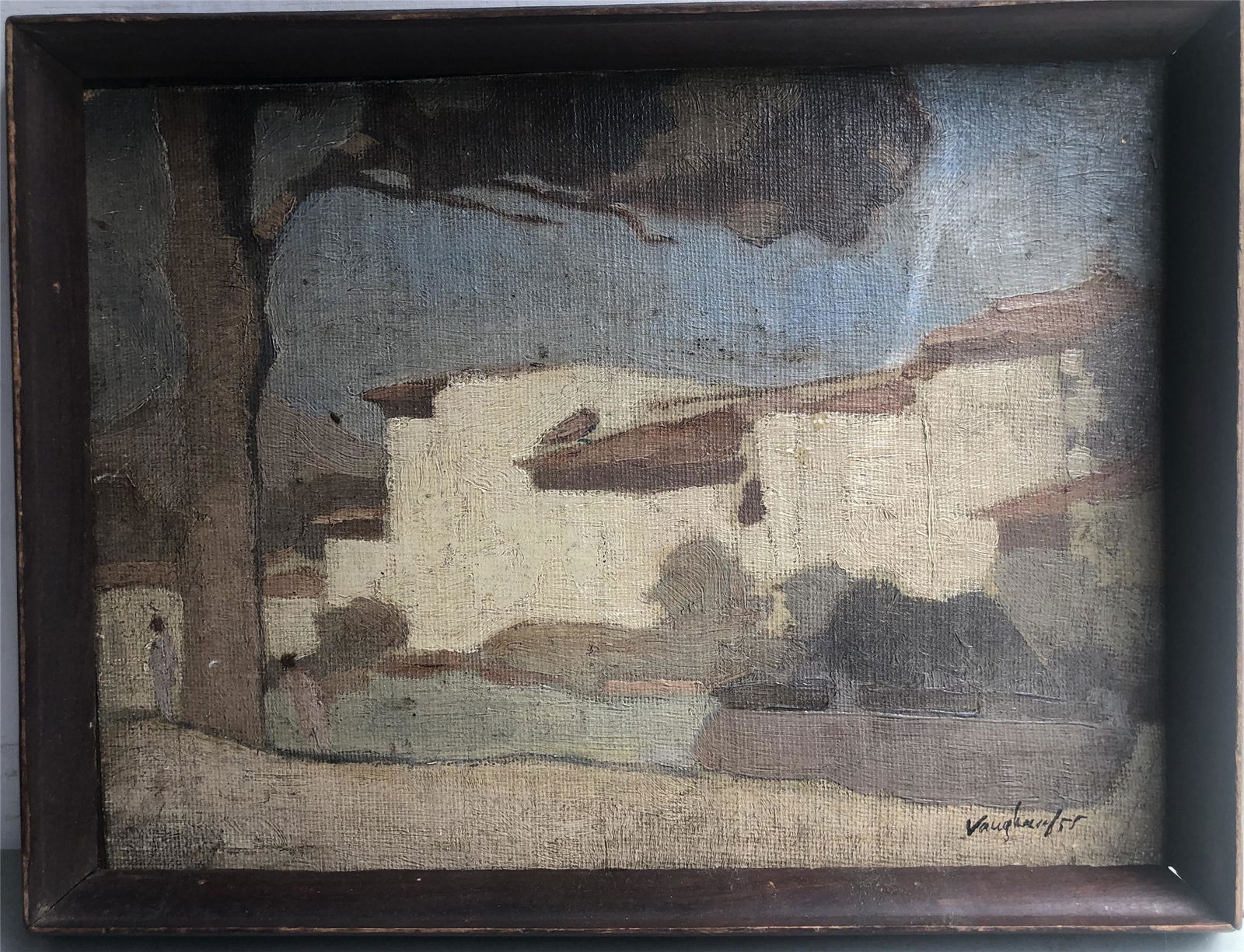 KEITH VAUGHAN 1912-1977 OIL ON BOARD (1 of 6)