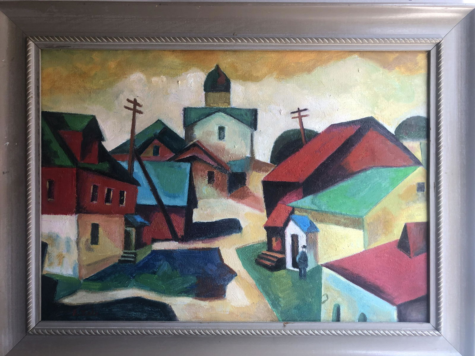 ROBERT RAFAELOVICH FALK 1886-1958 OIL ON CANVAS (1 of 7)