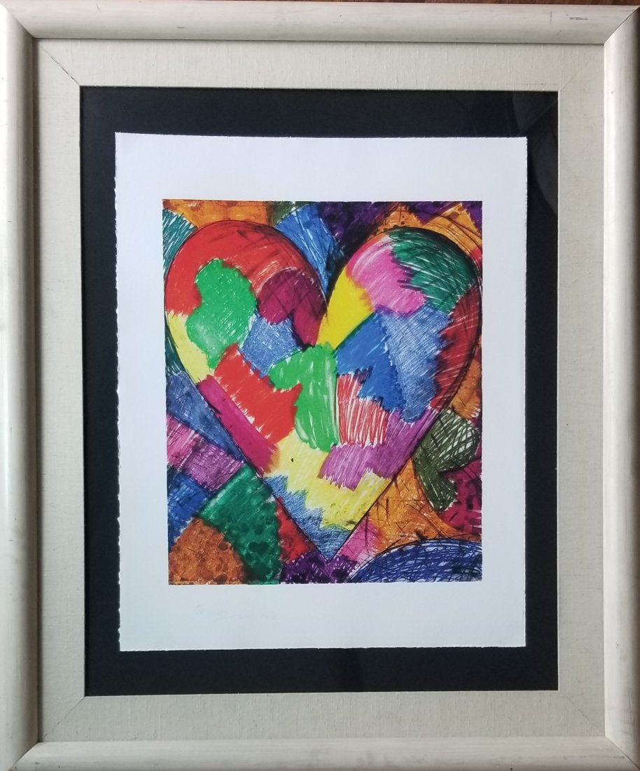 JIM DINE 1935 ETCHING ON PAPER (1 of 2)