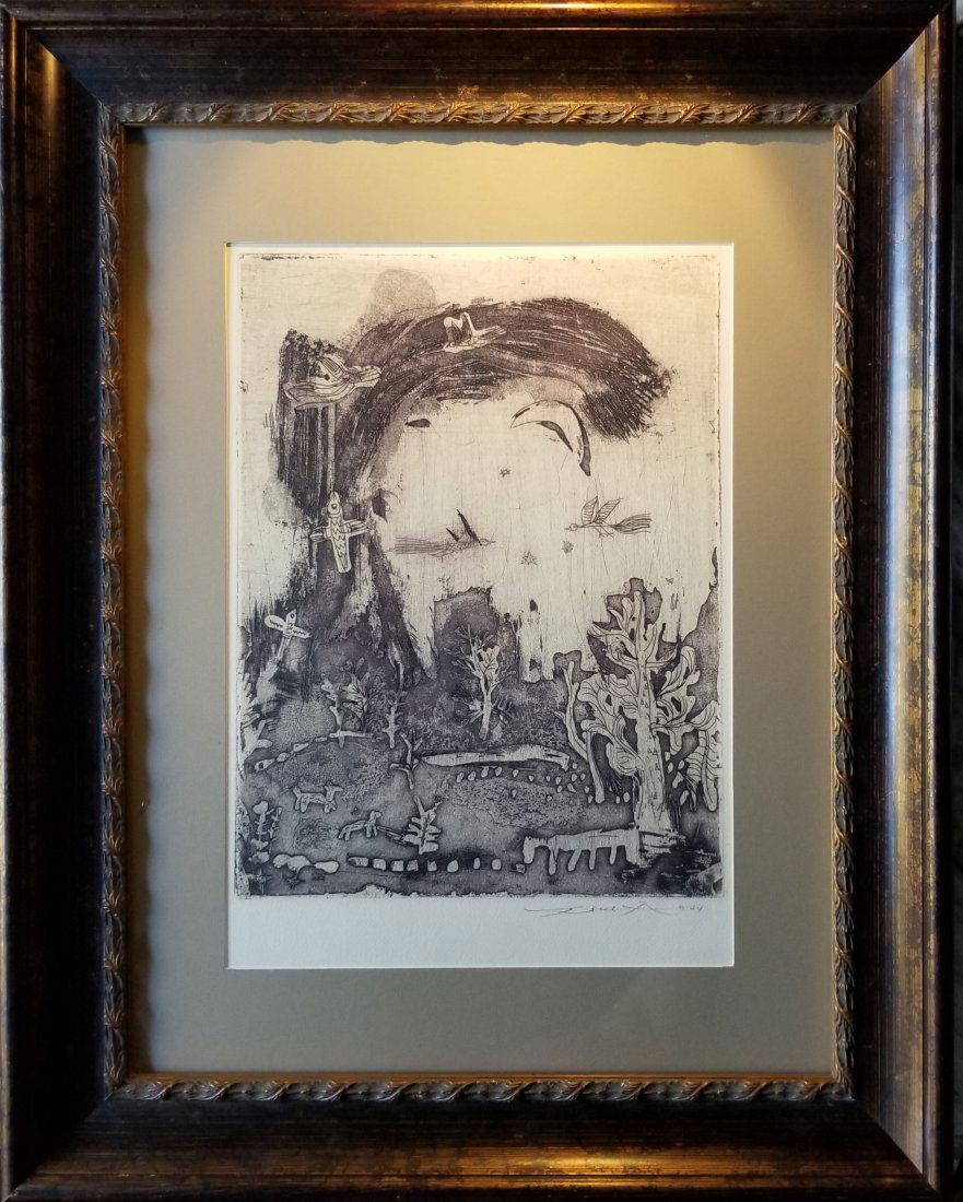 ZAO WOU-KI FRANCE/CHINESE  LITHOGRAPH ON PAPER (1 of 3)