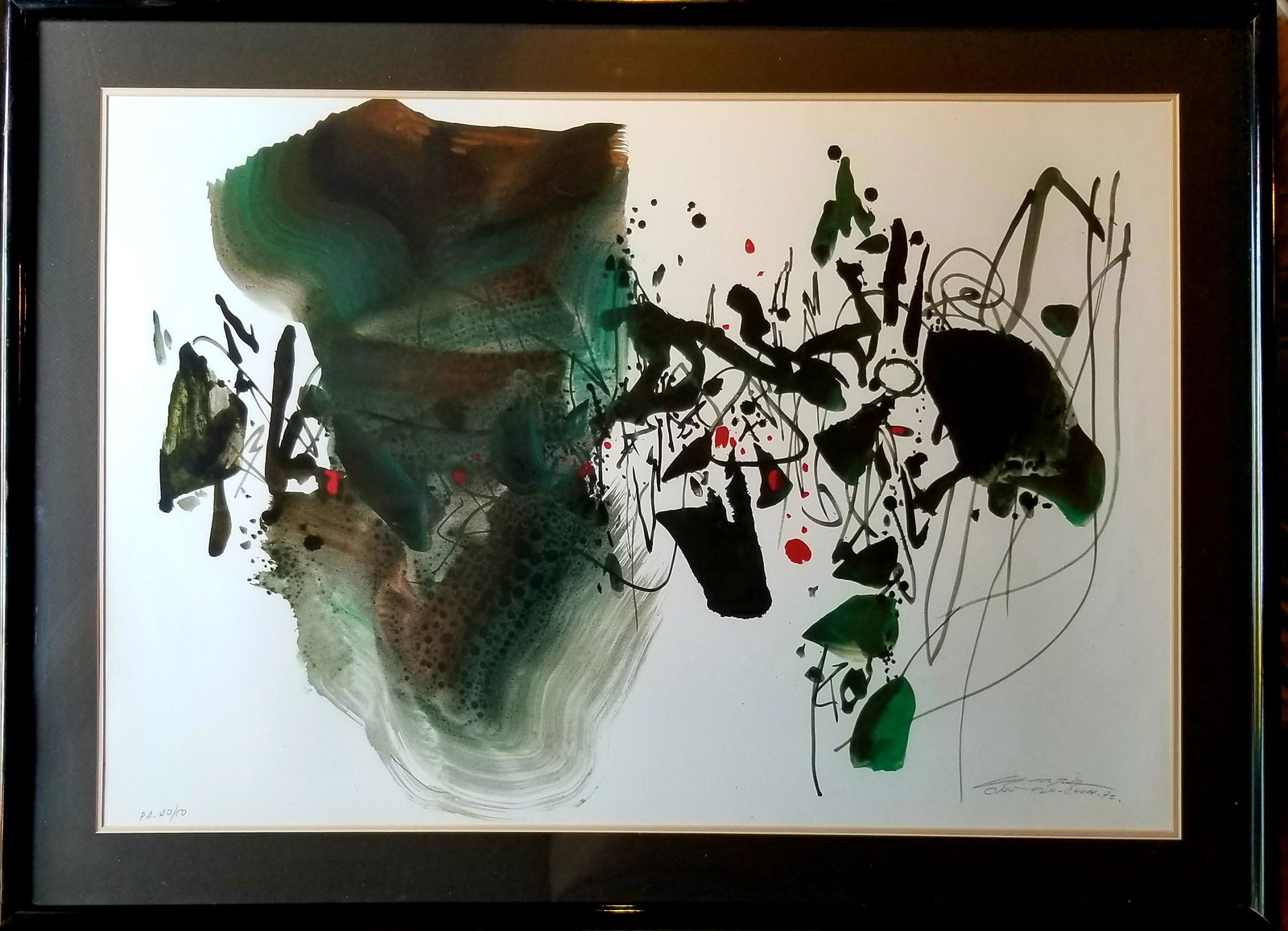 CHU THE-CHUN (ZHU DEQUN, 1920-2014) LITHOGRAPH (1 of 3)