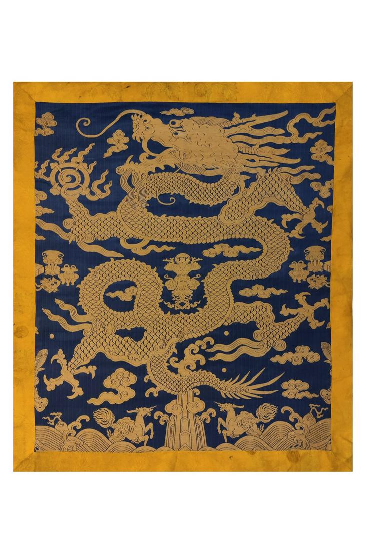 CHINESE KESI EMBROIDERY TAPESTRY OF DRAGON QING DYNASTY (1 of 7)