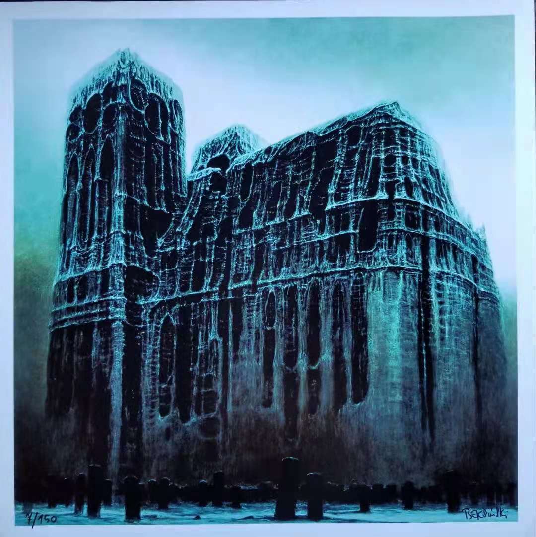 ZDZISLAW BEKSINSKI POLISH 1929-2005 GICLEE PRINT ON PAP (1 of 1)