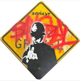BANKSY STREET ART WITH COA