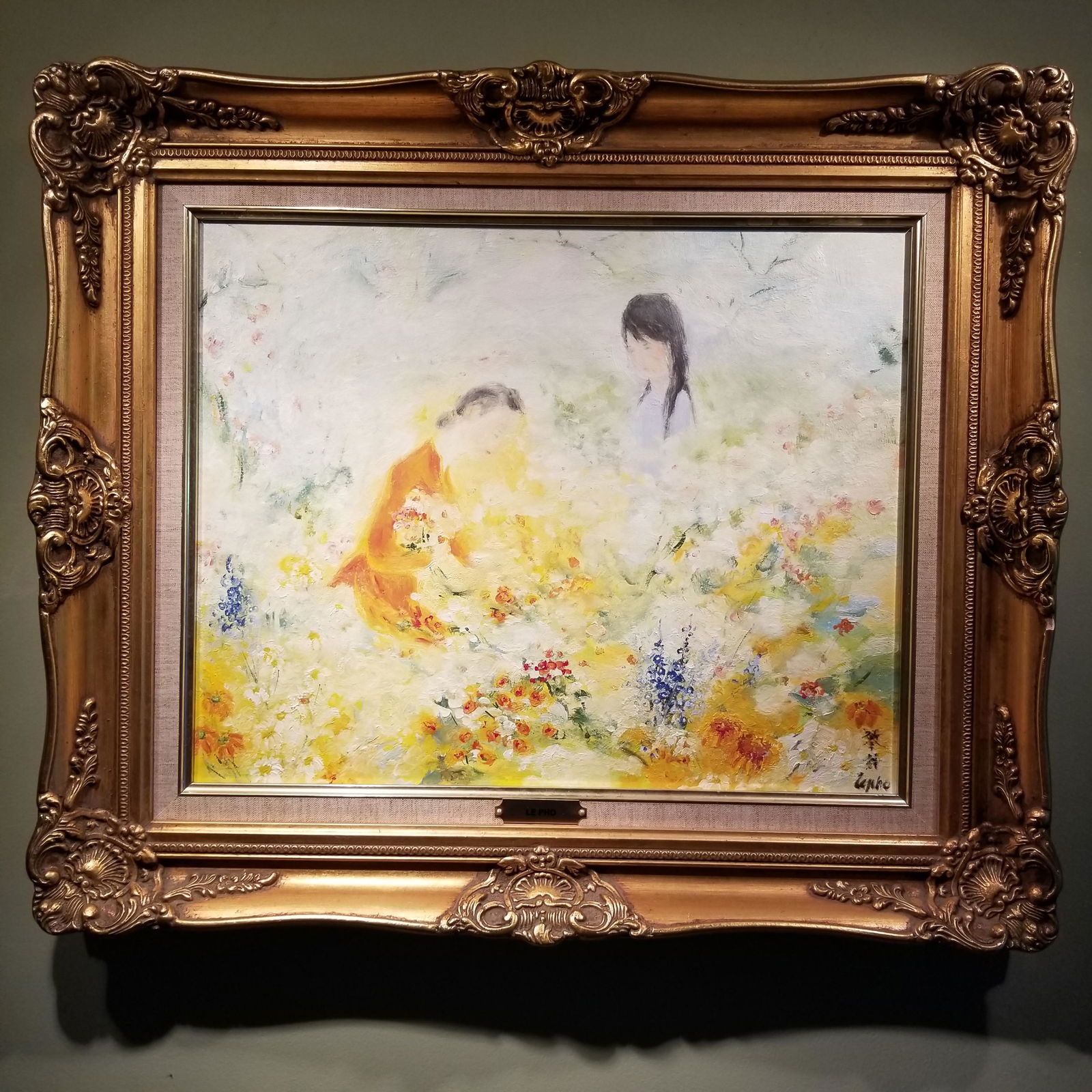 LE PHO FRENCH VIETNAMESE OIL ON CANVAS (1 of 10)