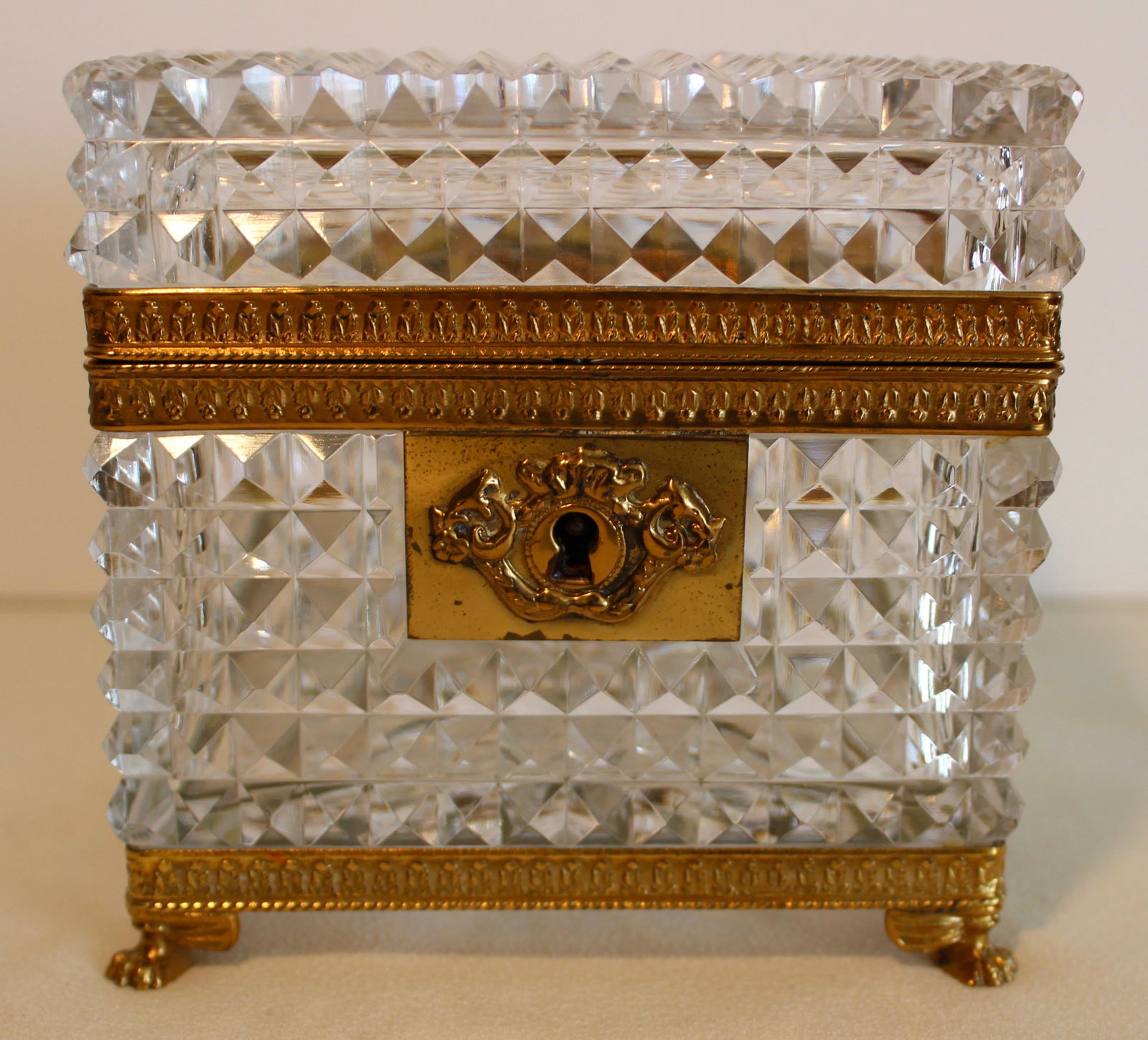 Cut Glass Empire Table Box or Casket (1 of 5)