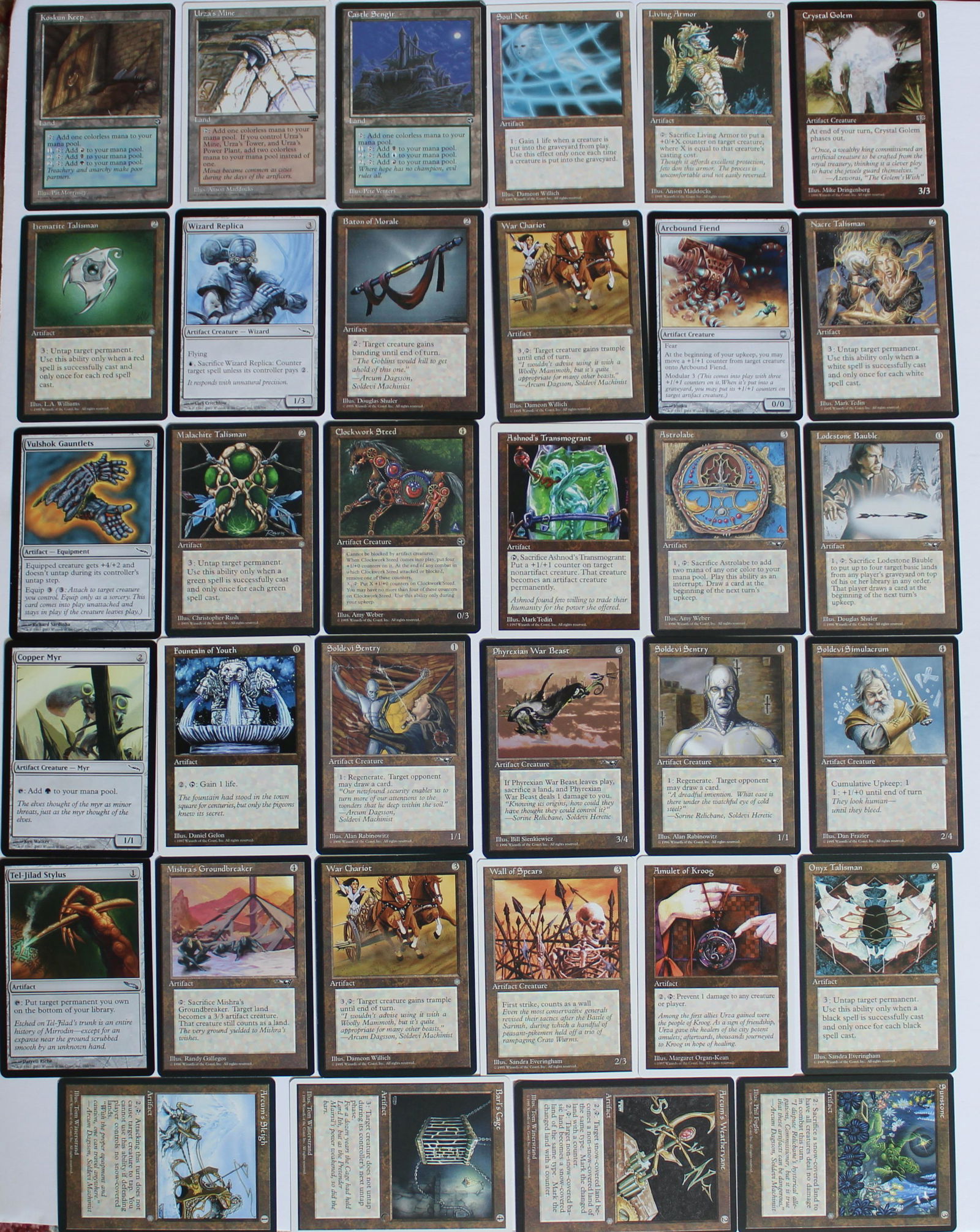 SET OF MAGIC GATHERING CARDS (1 of 2)