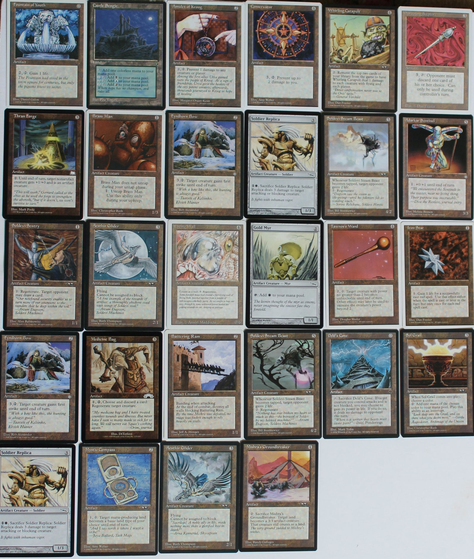 SET OF MAGIC GATHERING CARDS (1 of 2)