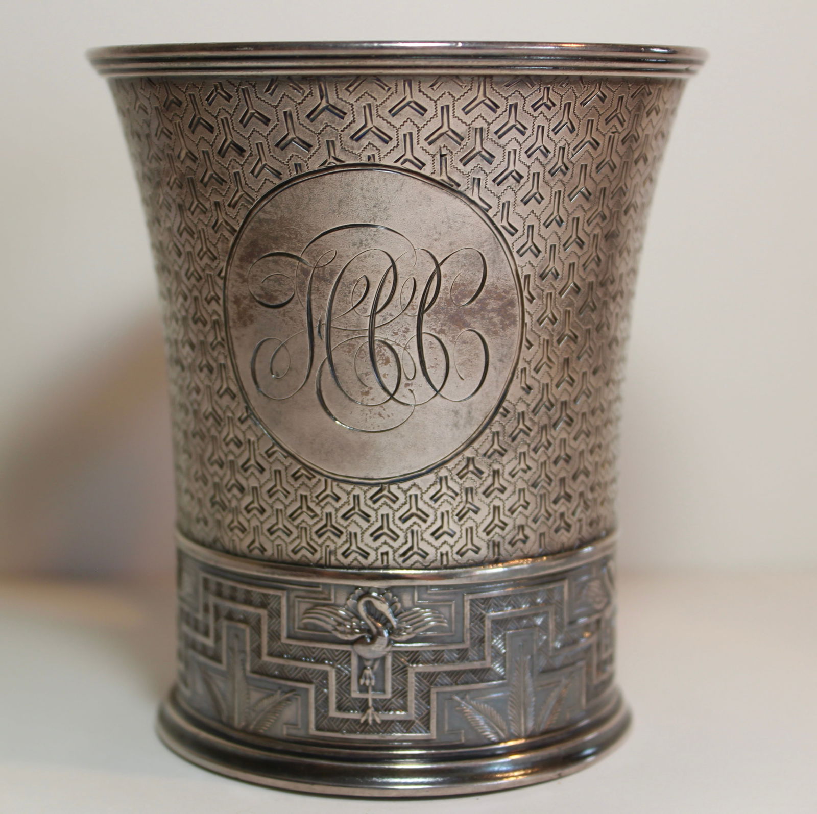 TIFFANY STERLING SILVER VICTORIAN AESTHETIC CUP (1 of 6)