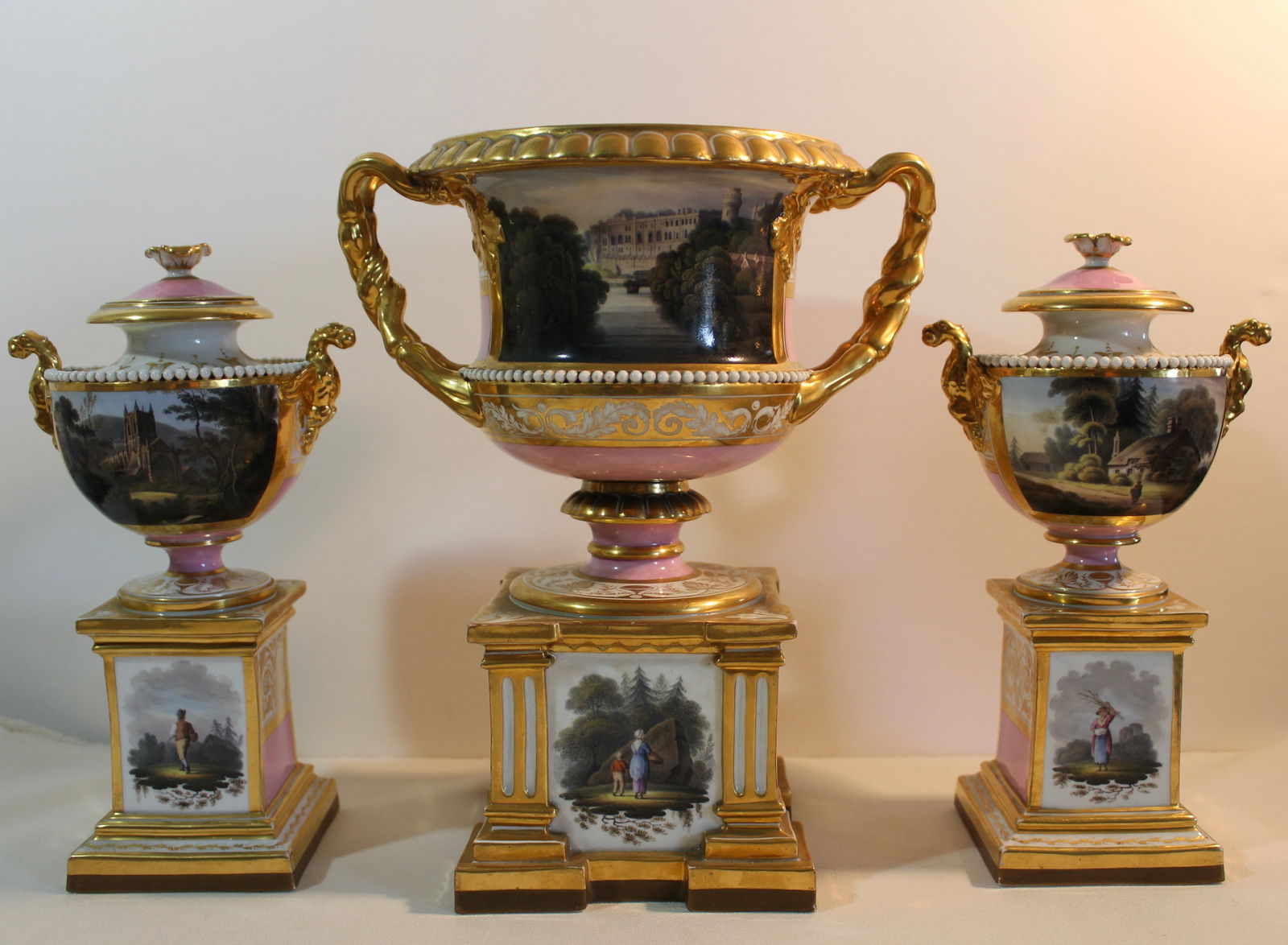 RARE FLIGHT BARR BARR GARNITURE SET (1 of 6)